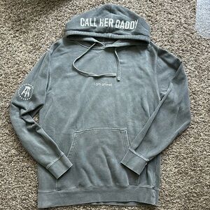 Barstool Call Her Daddy Sweatshirt Gray Size M